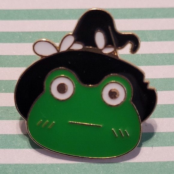 Frog Witch Enamel Pin - Picture 4 of 9